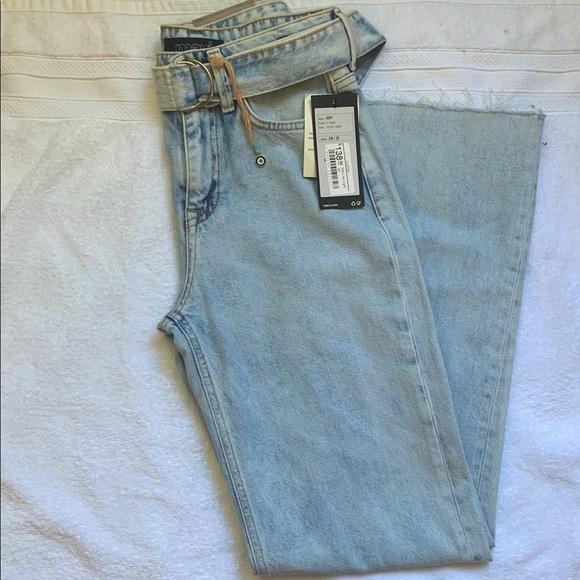 NWT MAVI WIDE LEG CROP 70S JEAN - Picture 4 of 7